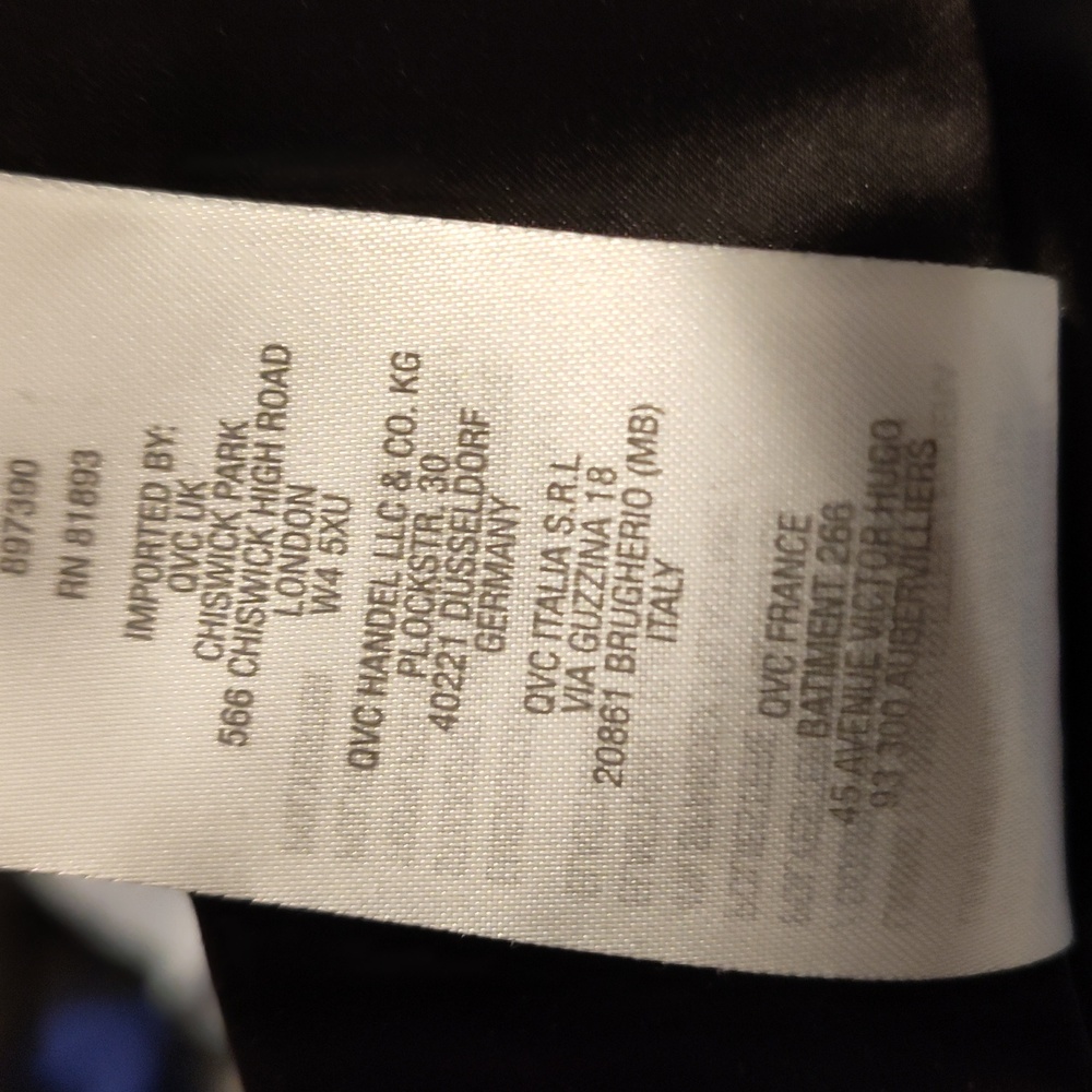 New Black leather Jacket w/embroidery - Picture 14 of 14
